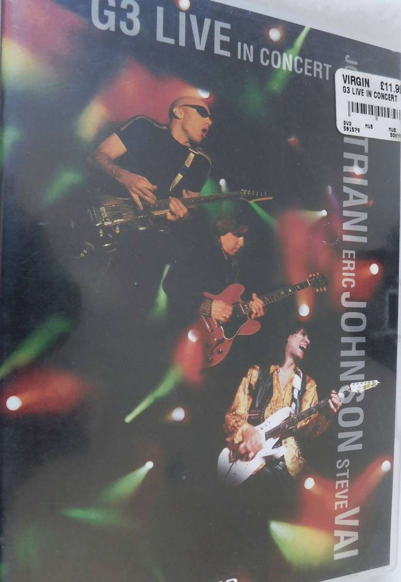 G3 LIVE IN CONCERT  (Steve VAI, Eric JOHNSON...) [DVD]