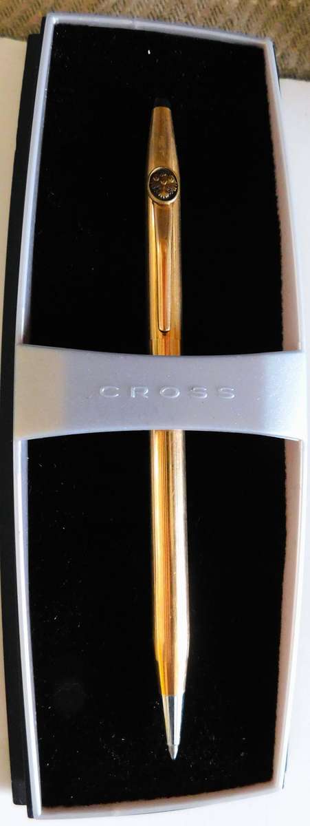 CROSS - Gold Ballpoin Pen in Cross Box [PEN]
