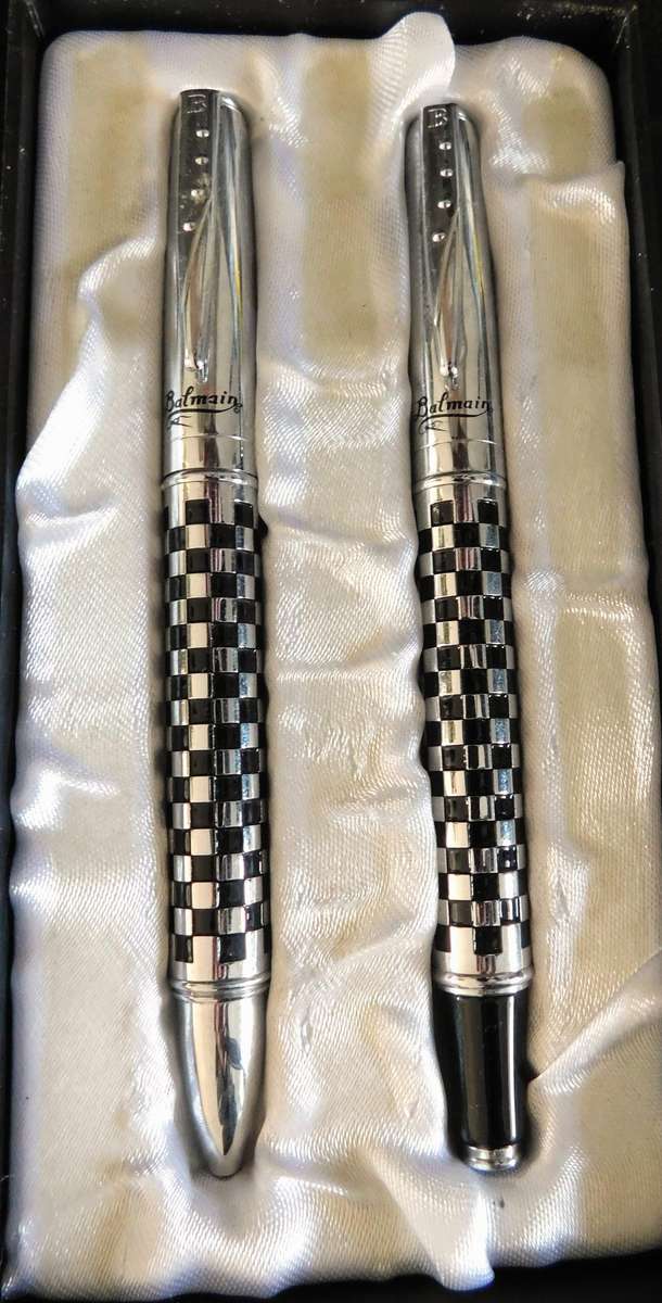 BALMAIN - Classy BMW inscription Pen / Rollerball Set [PEN]