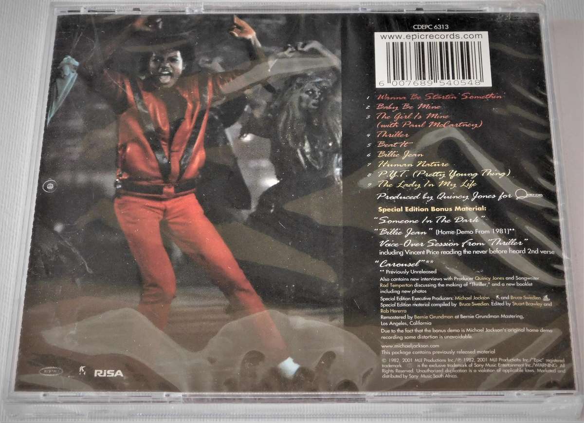 MICHAEL JACKSON - THRILLER [CD]