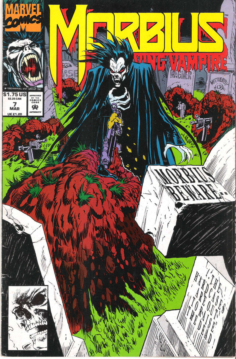 Marvel Comics - Morbius the Living Vampire #7 (32 pgs.) [Mar 1993]