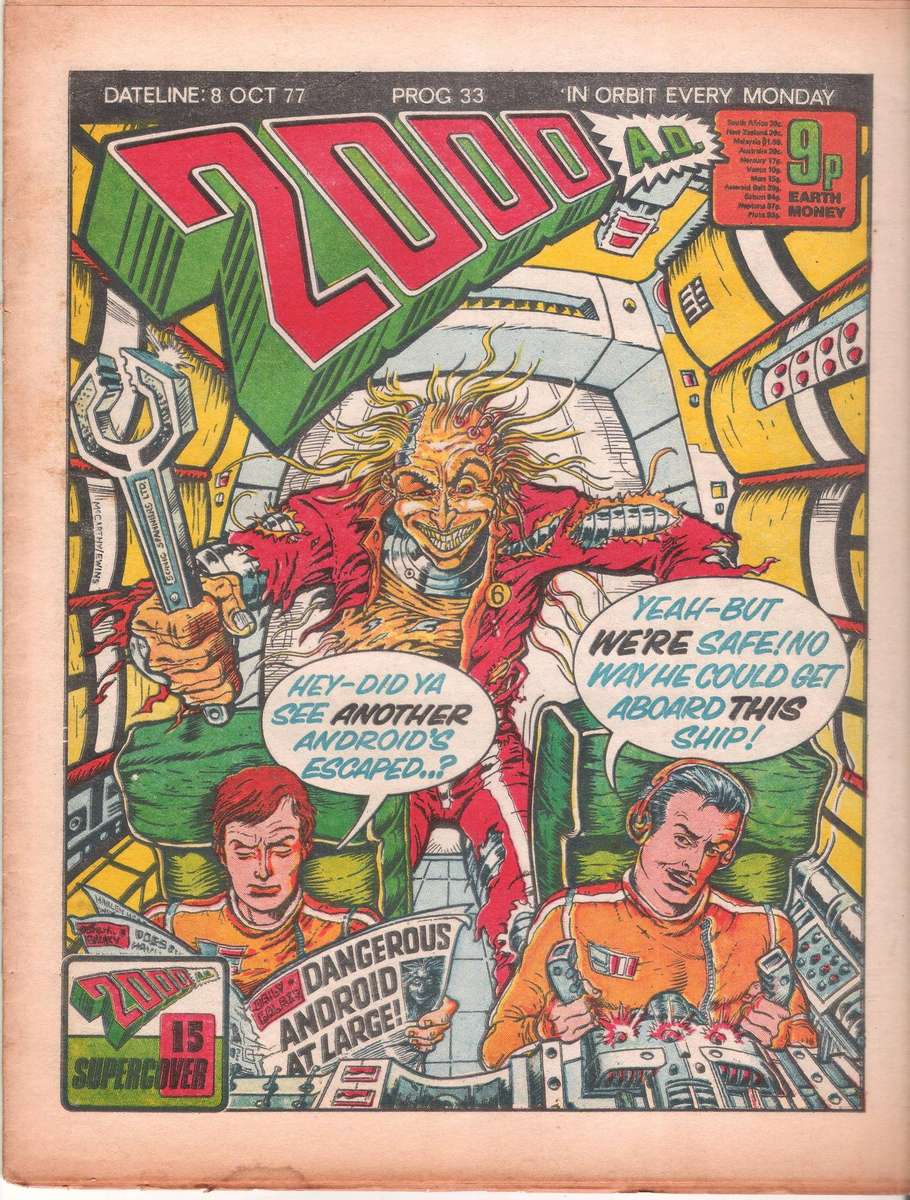2000AD PROG 33 DATELINE: 8 OCT 77