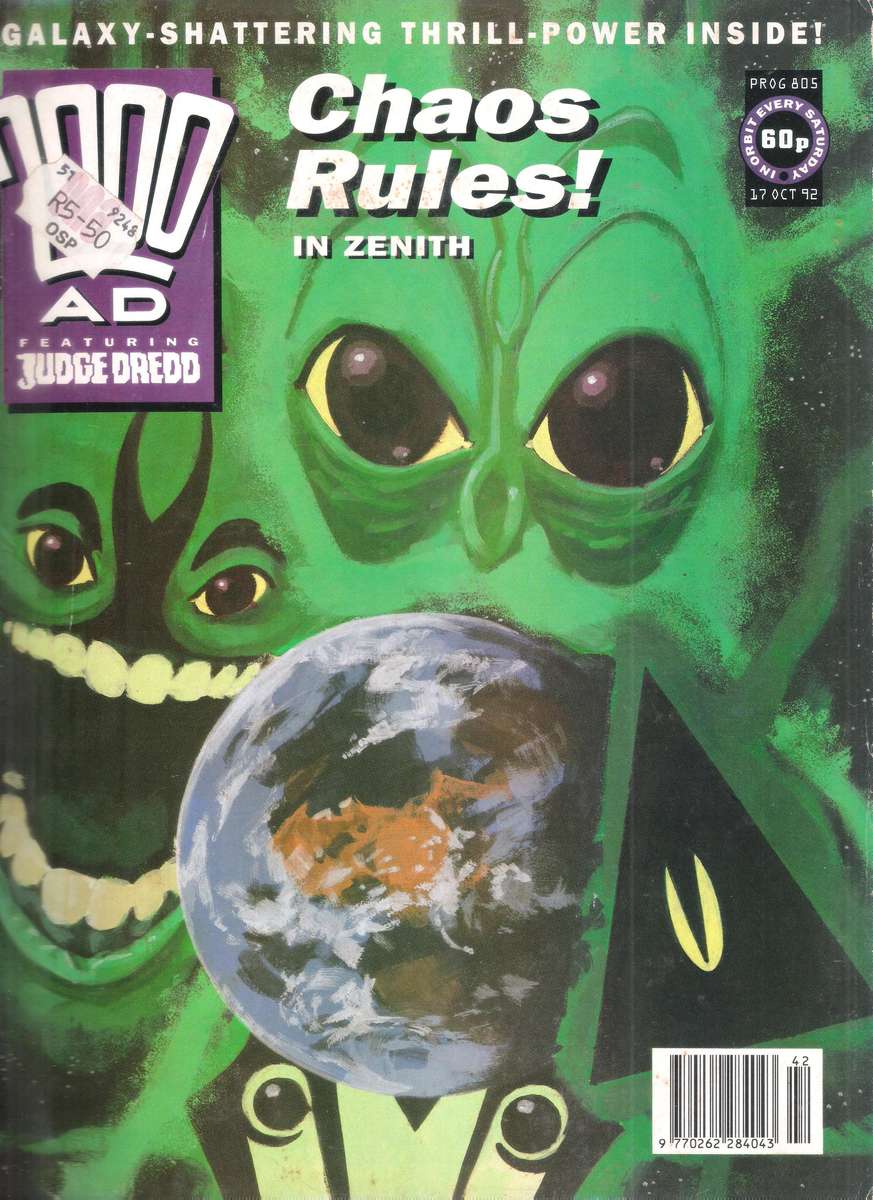 2000AD Featuring Judge Dredd (Prog # 805) [17 Oct 92]