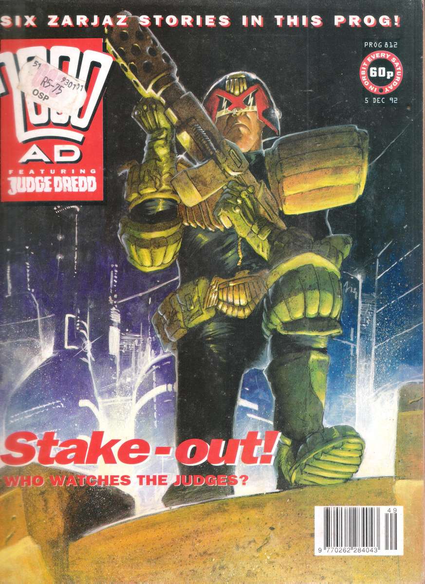 2000AD Featuring Judge Dredd (Prog # 812) [5 Dec 92]