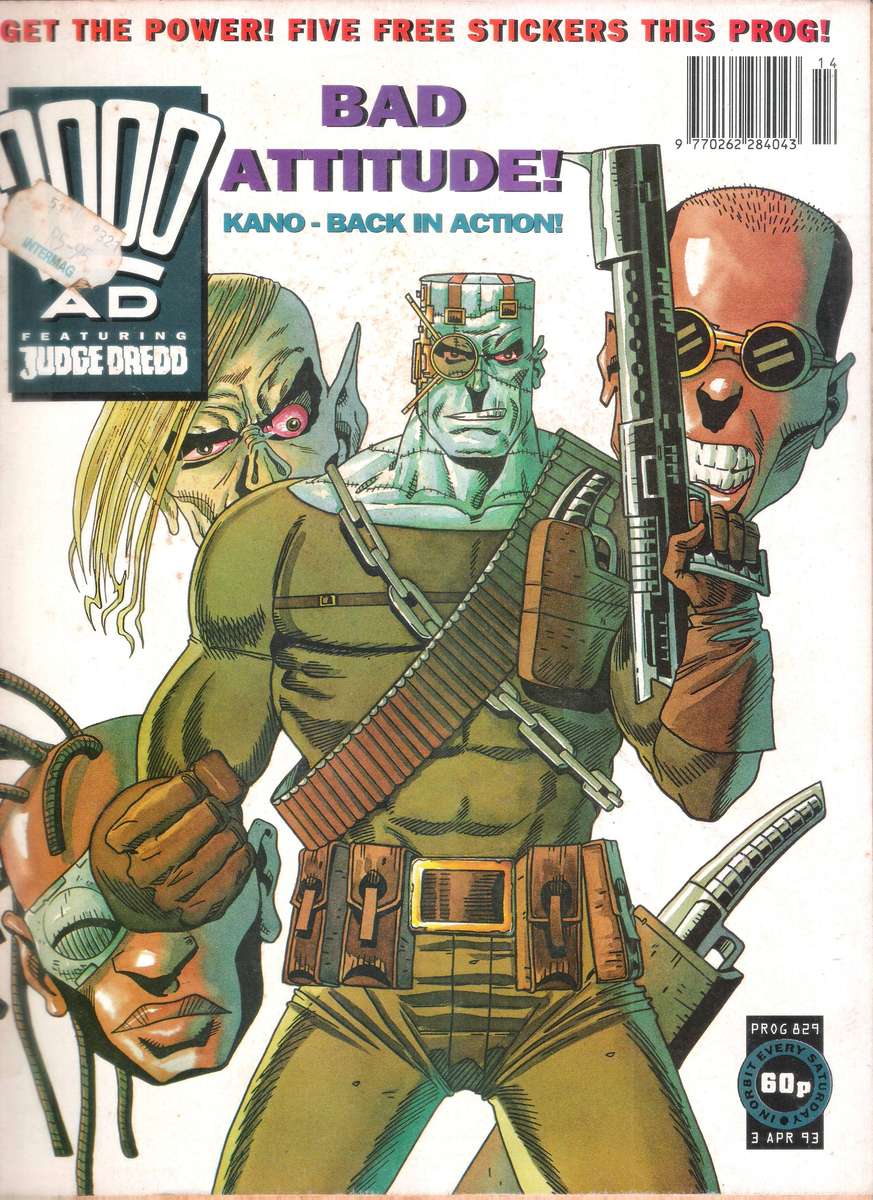 2000AD Featuring Judge Dredd (Prog # 829) [3 Apr 93]