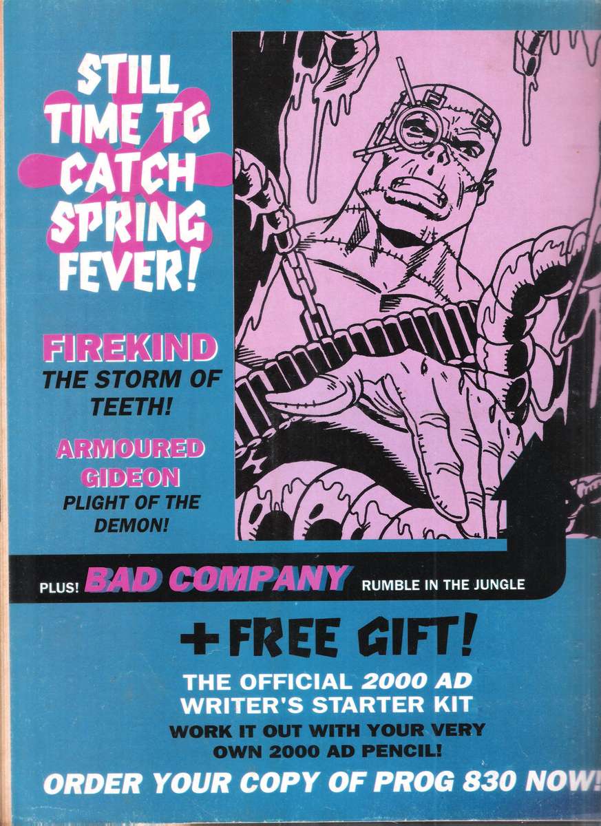 2000AD Featuring Judge Dredd (Prog # 829) [3 Apr 93]
