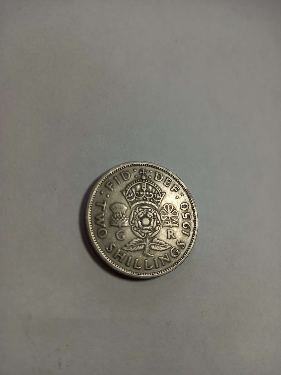 1950 Britain, Two Shilling, George VI.