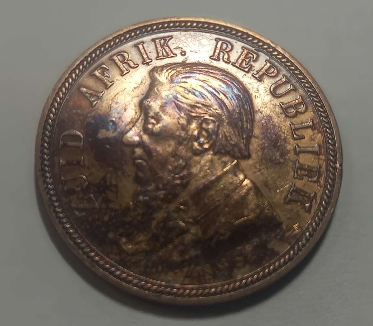 ZAR 1892 Kruger Bronze Penny
