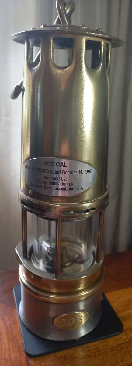 Miners Lamp, Magnificent Rare Vintage Coal Miners Lamp.