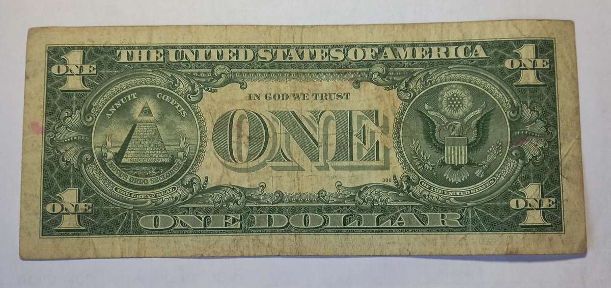 1957 Silver Certificate rare one Dollar, Blue seal