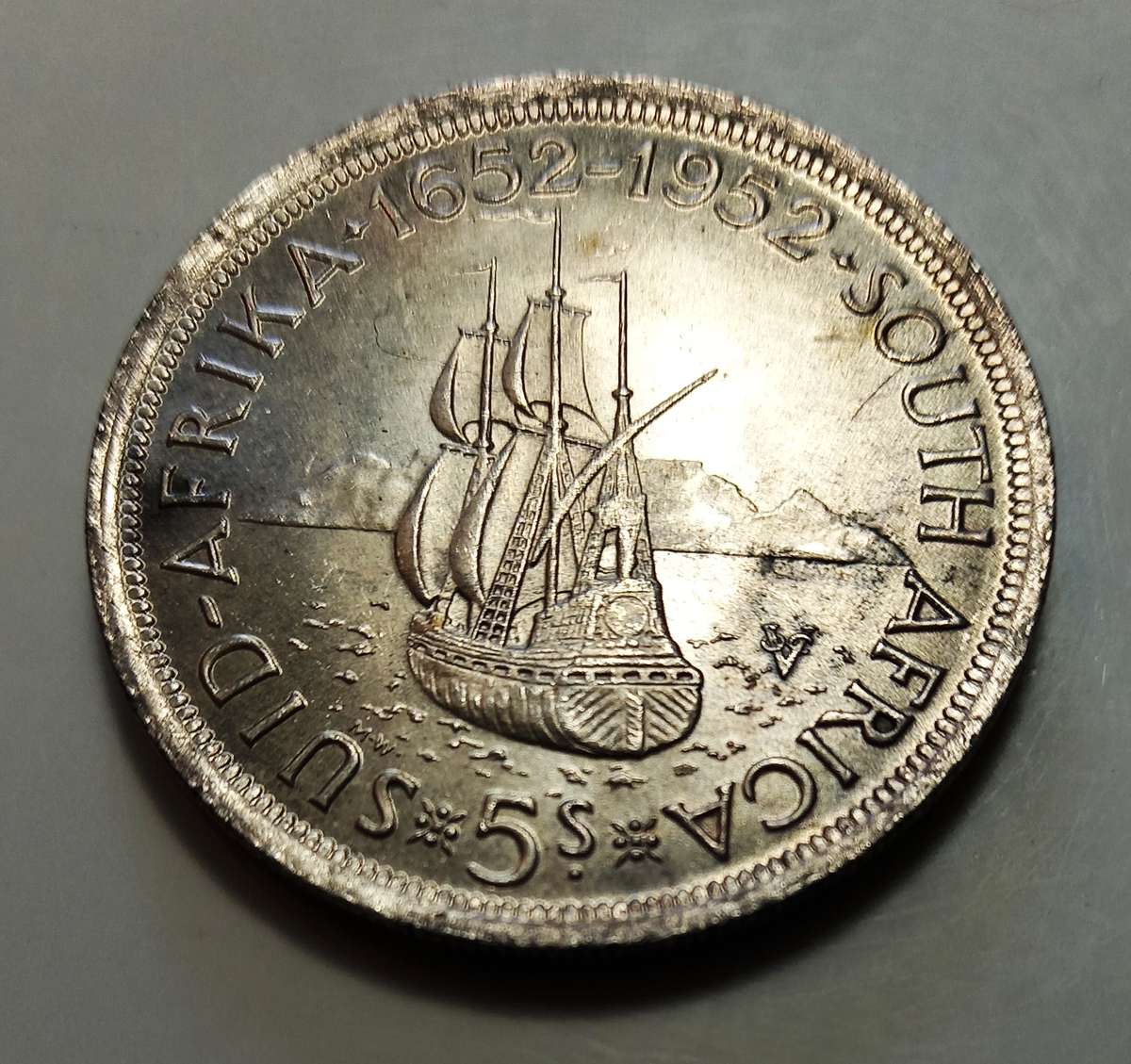 RSA, 5 Shilling, George VI, 1952