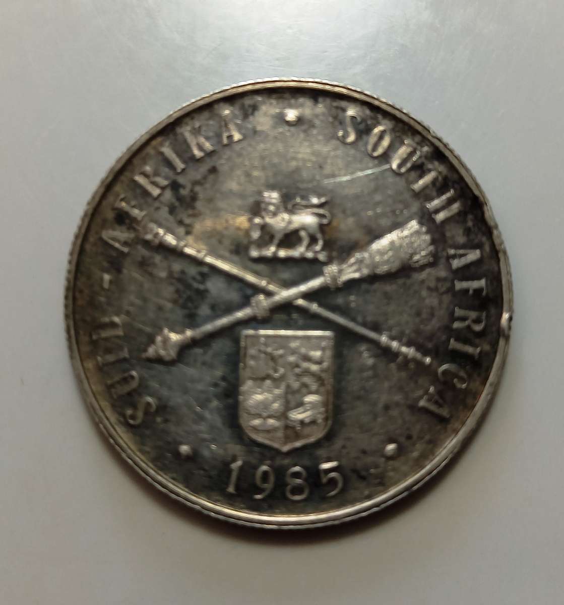 RSA 1 Rand Silver, Parliament.