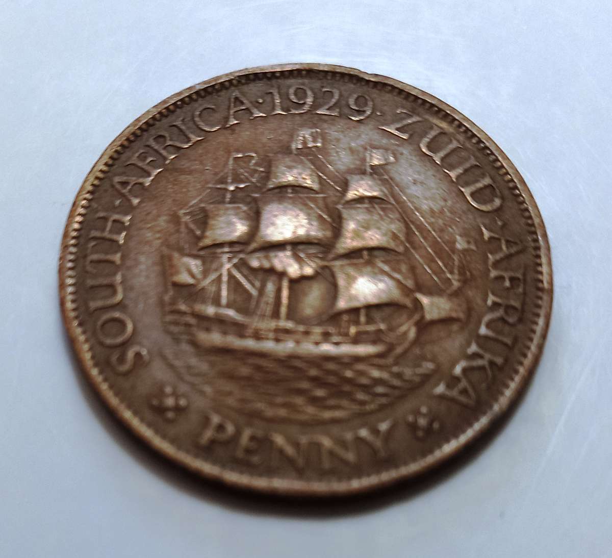 1929 Union of SA, 1 Penny