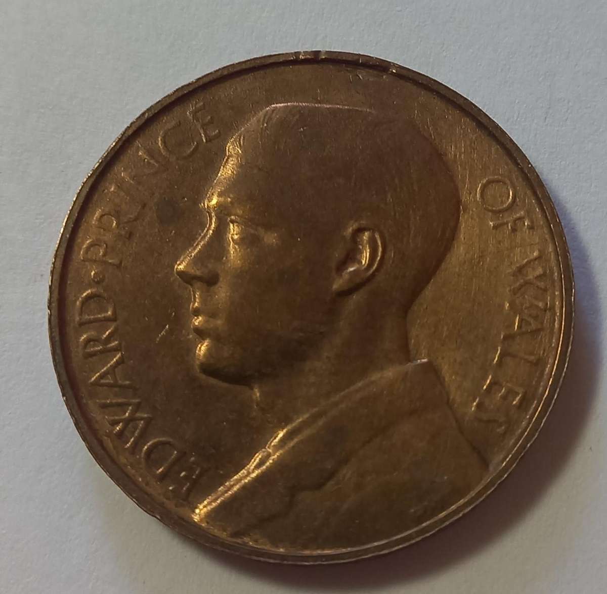 1925, Prince Edward of Wales, Wynberg Cape, medallion.