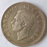1948 SA Union silver 5 shillings (crown) coin - 80% Silver