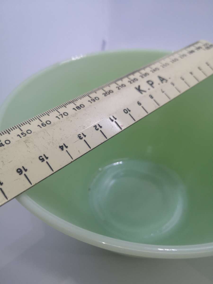Set of 3 Jadeite mixing bowls