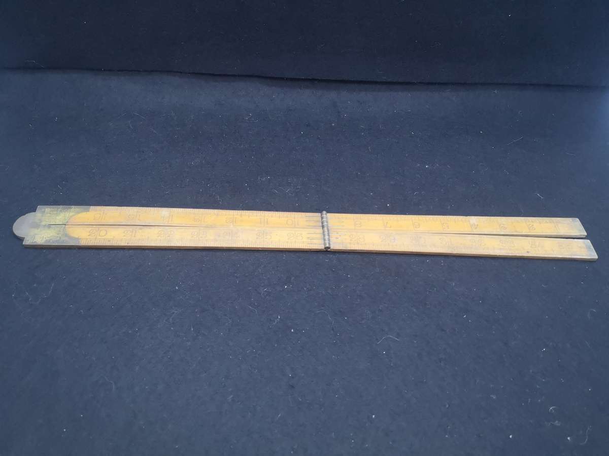 Vintage Rabone wooden measuring stick/ruler
