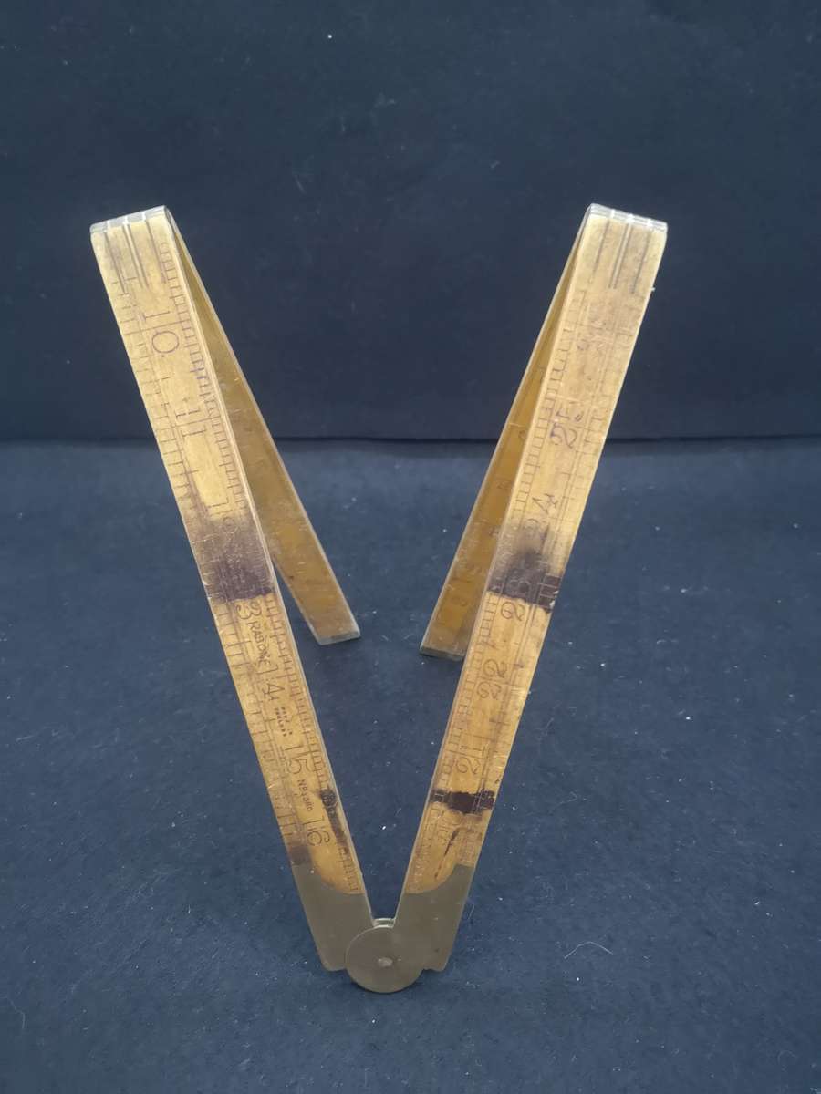 Vintage Rabone wooden measuring stick/ruler