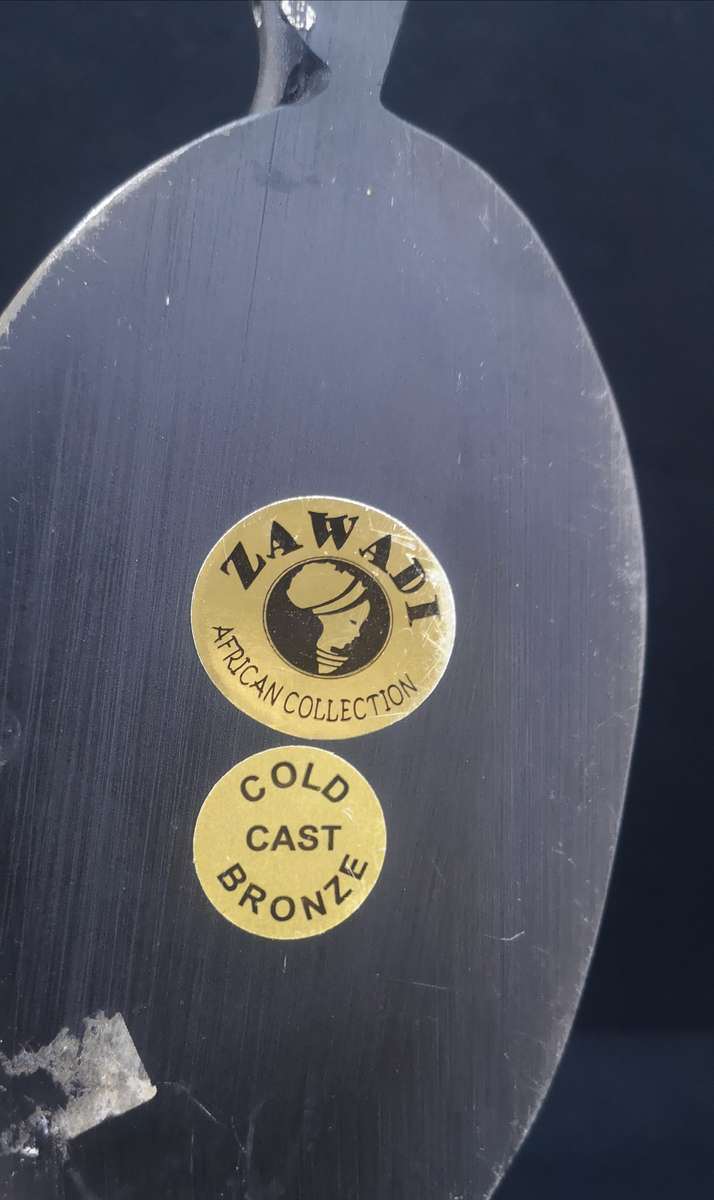 Cold cast bronze Cheetah Zawaldi African collection