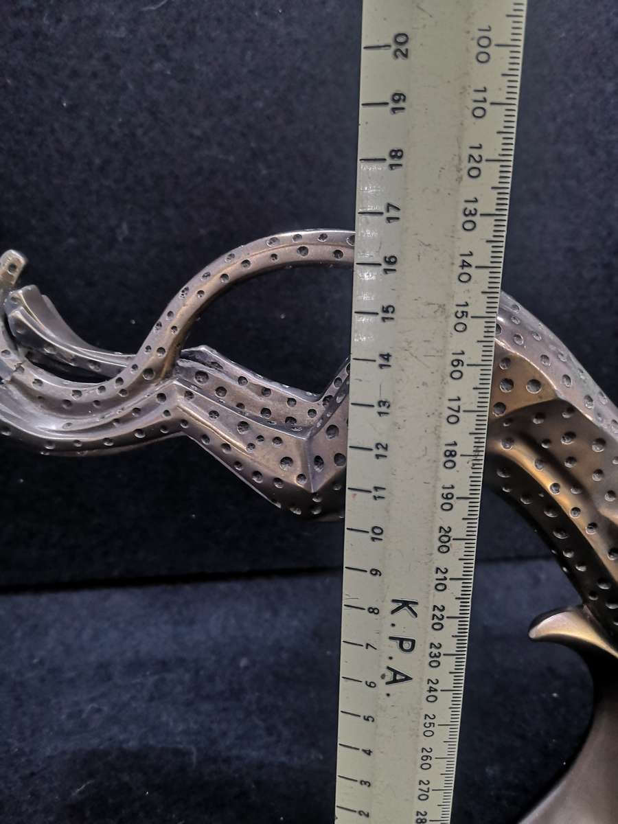 Cold cast bronze Cheetah Zawaldi African collection