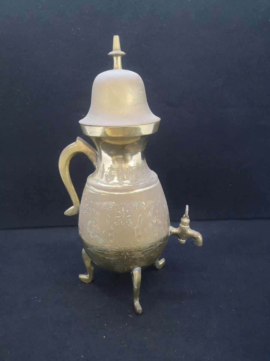 Vintage Brass Samovar