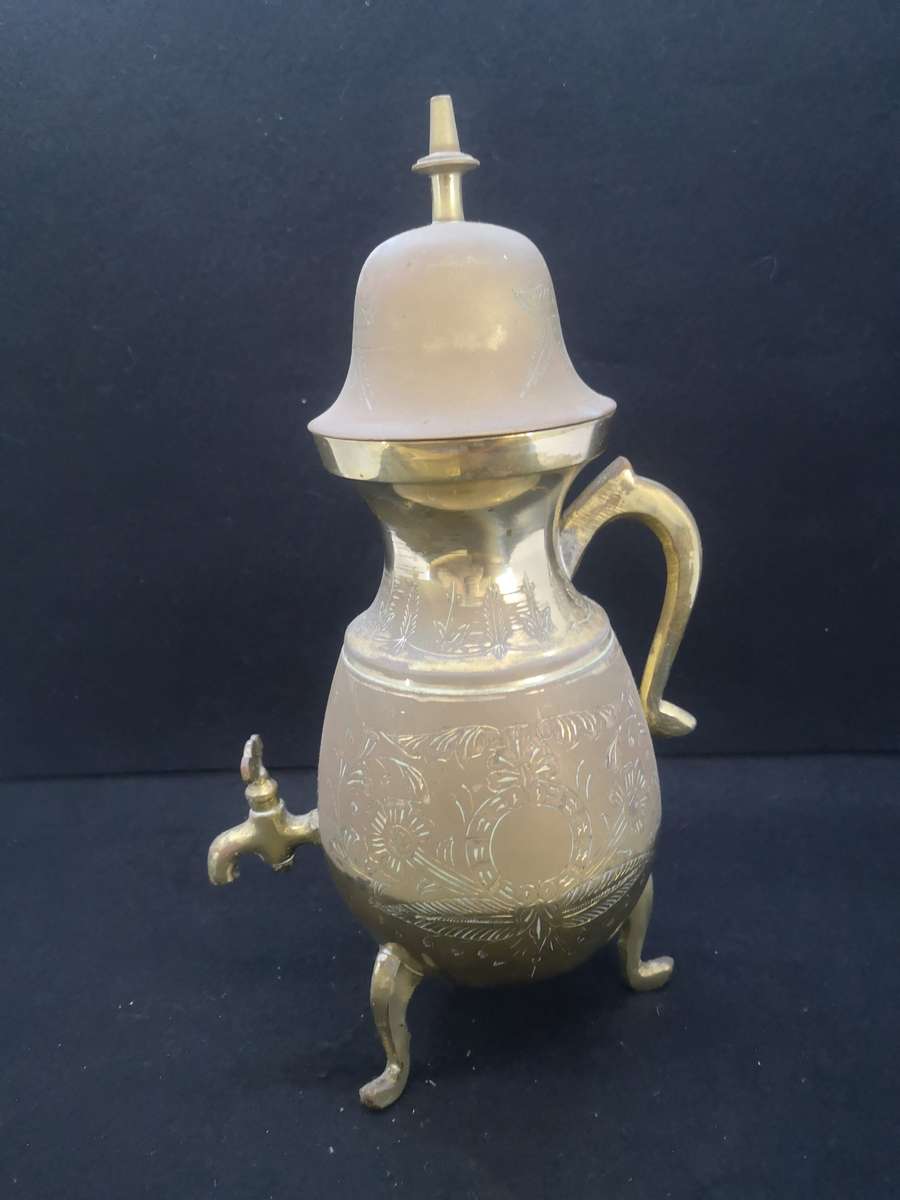 Vintage Brass Samovar