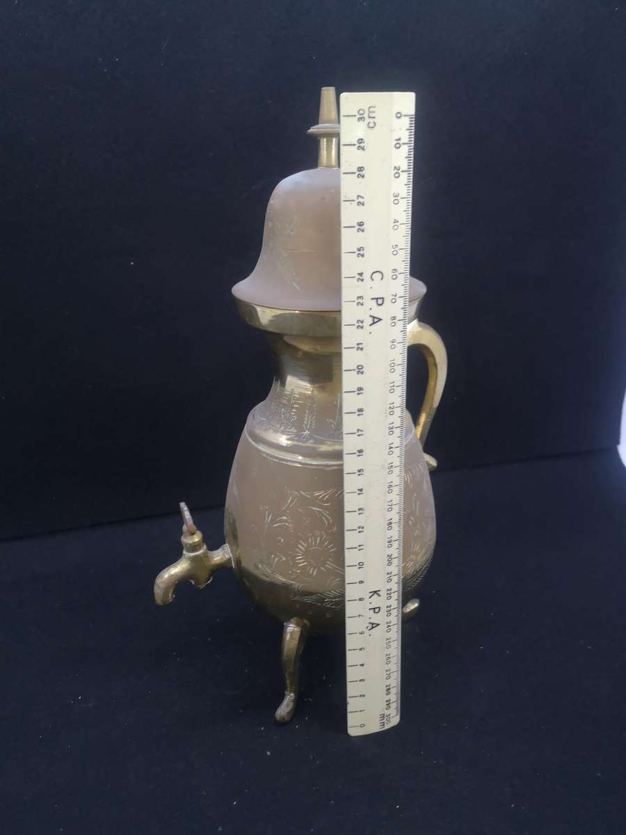 Vintage Brass Samovar