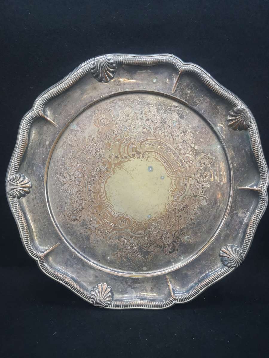 Silver plated tray