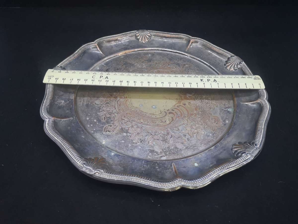 Silver plated tray