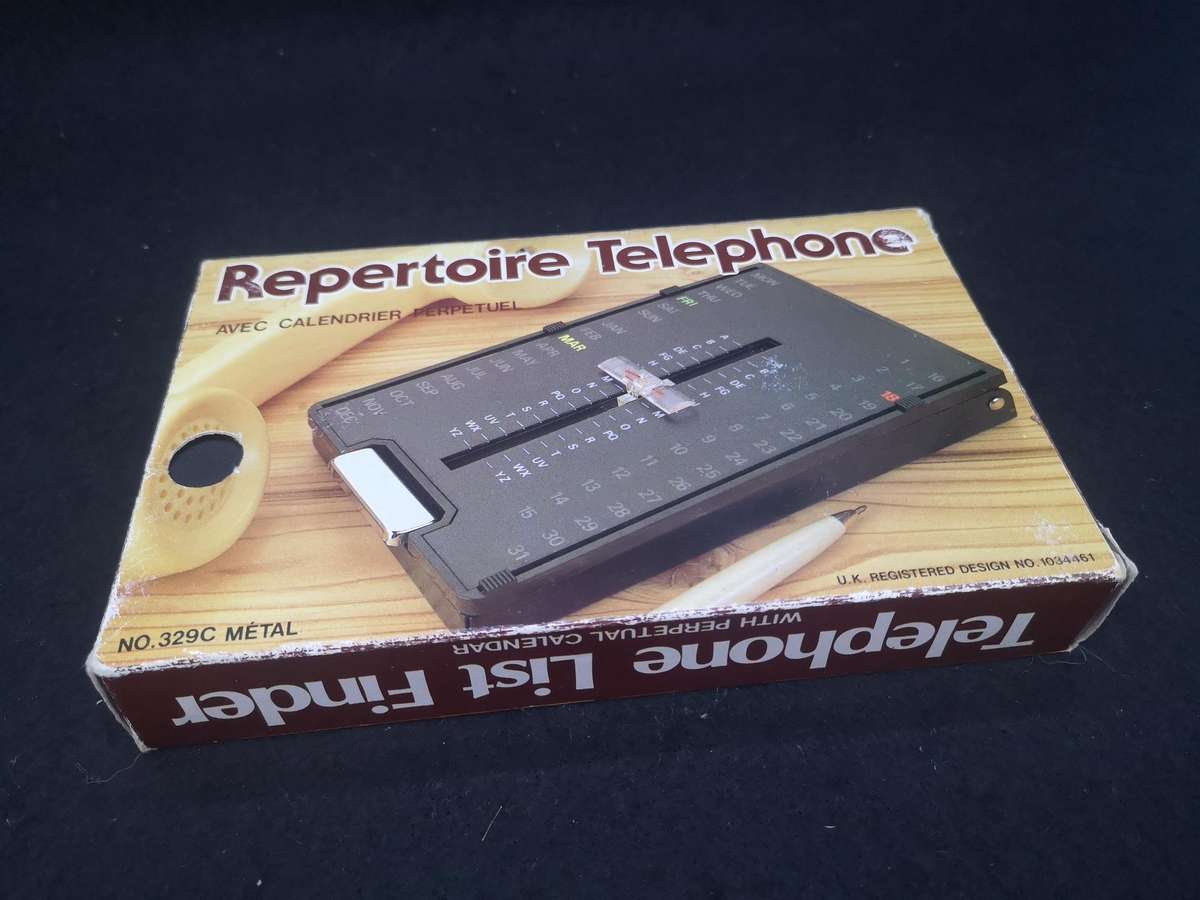 Old school telephone list finder - unused