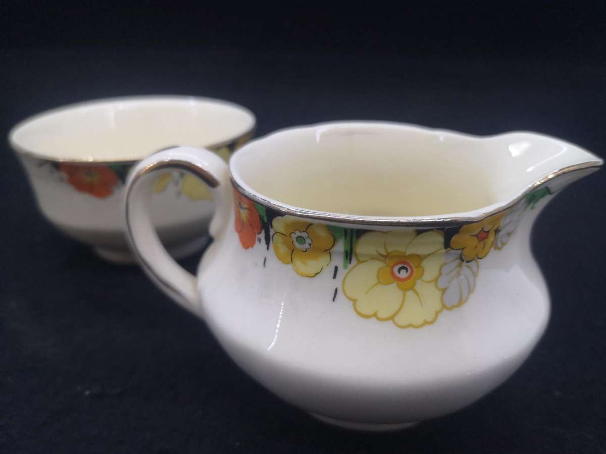 Vintage Alfred Meakin milk and sugar