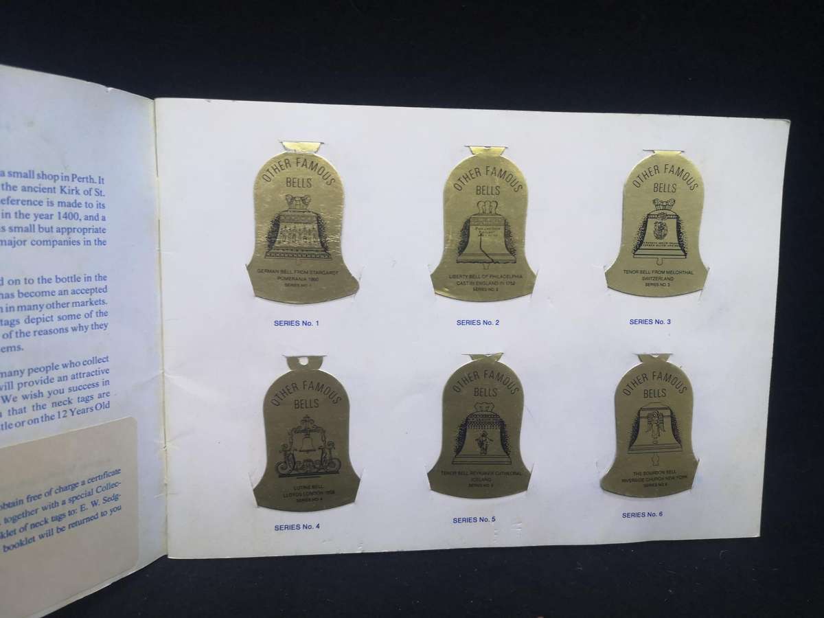 Other Famous Bells Whisky collection collector's album - Full!