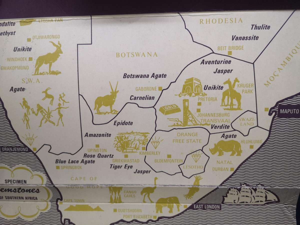 Specimen Gemstones of Southern Africa - Vintage