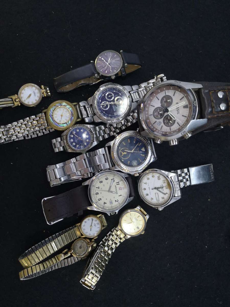 Secondhand Watches from a jewelry shop auction. Selling as is - not tested