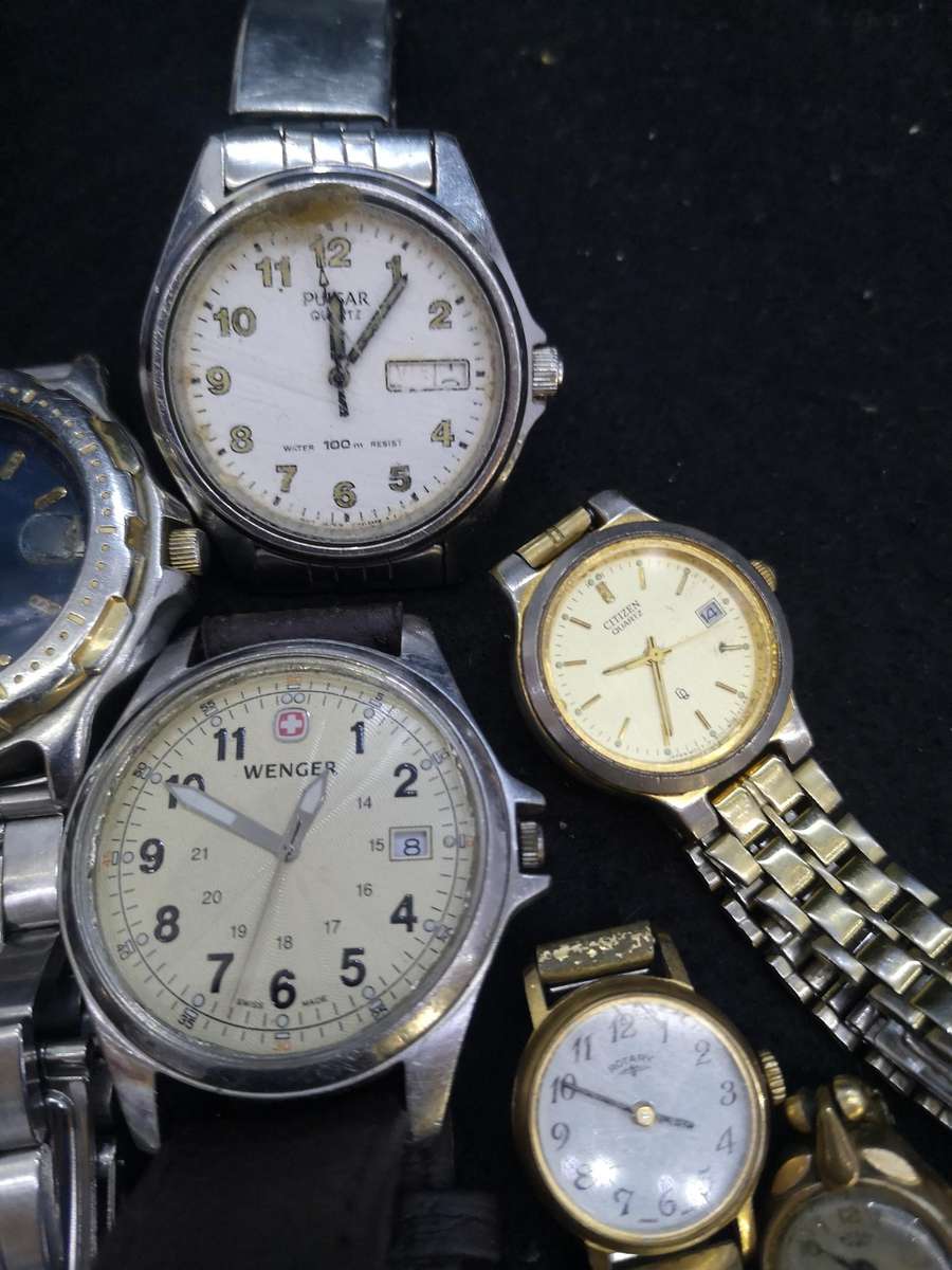 Secondhand Watches from a jewelry shop auction. Selling as is - not tested