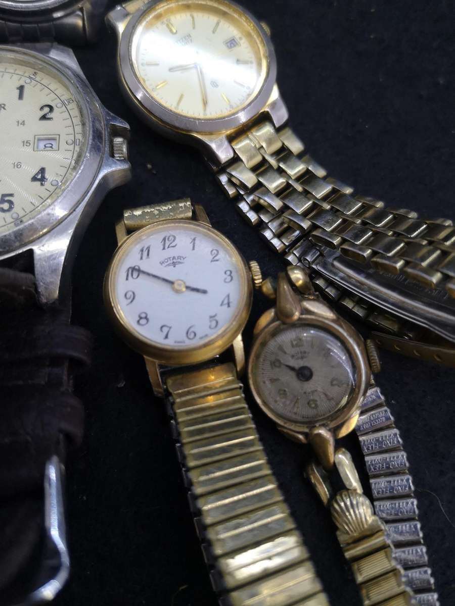 Secondhand Watches from a jewelry shop auction. Selling as is - not tested