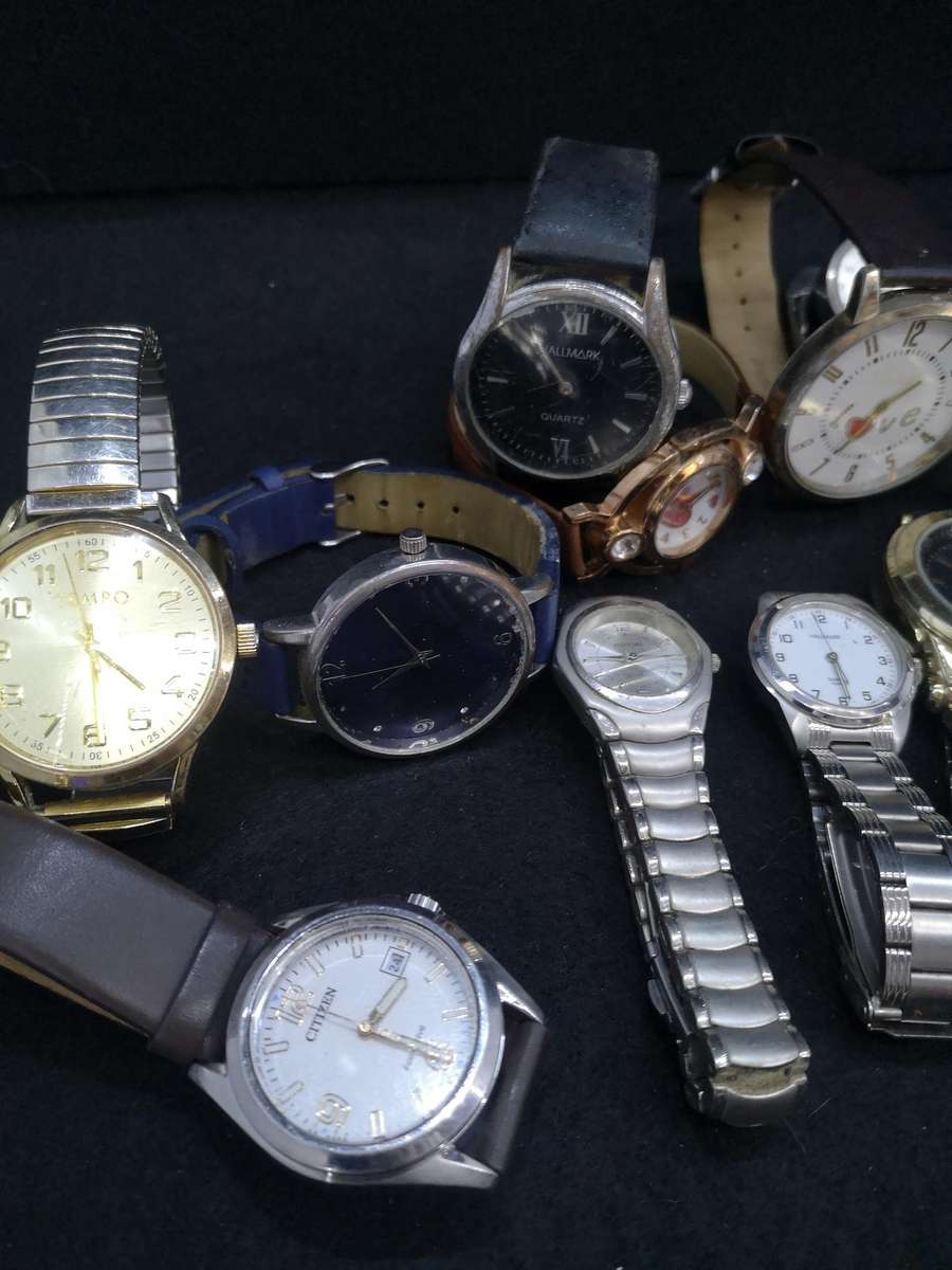 Secondhand Watches from a jewelry shop auction. Selling as is - not tested