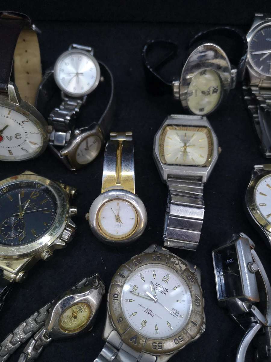 Secondhand Watches from a jewelry shop auction. Selling as is - not tested