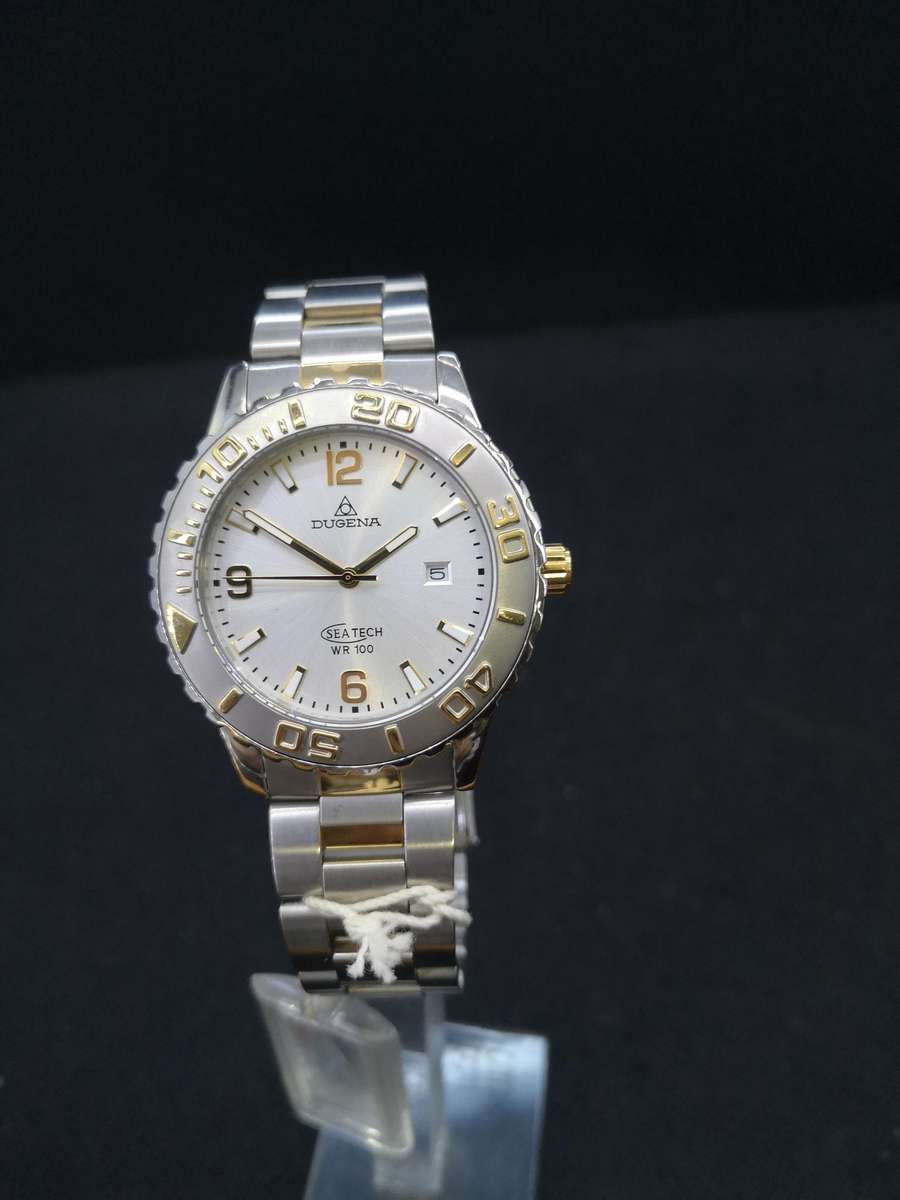Dugena Sea teck WR100 men's watch - untested from shop auction
