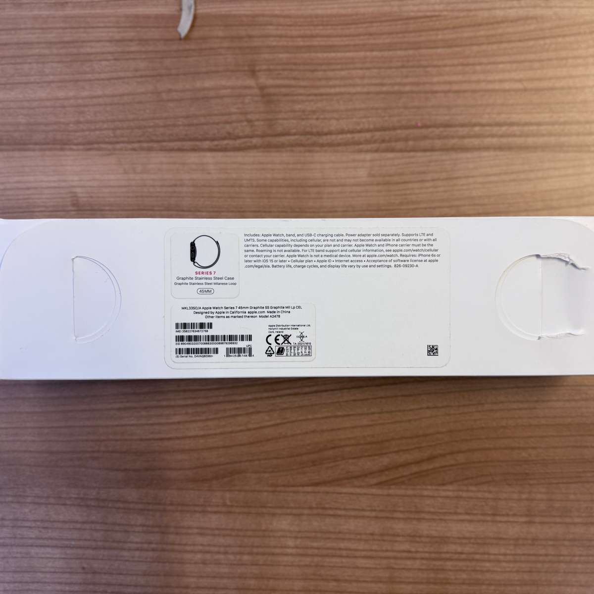 APPLE WATCH SERIES 7 45MM GRAPHITE - GPS + CELL EXCELLENT CONDITION