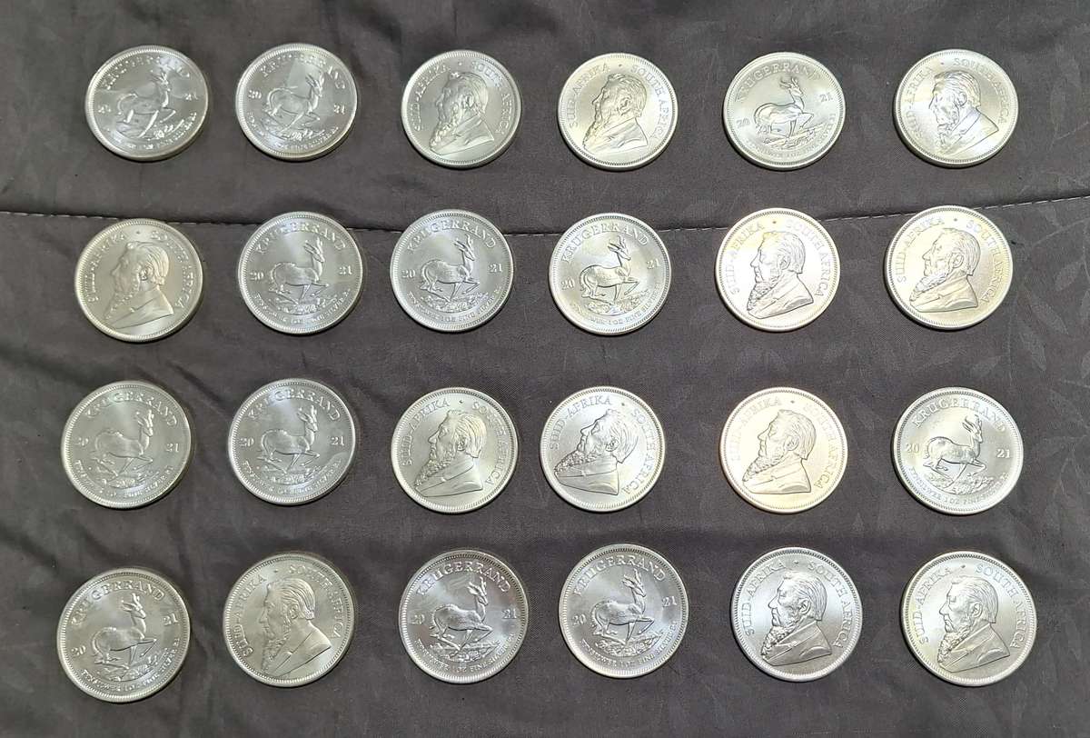 24x Silver Krugerrands (2021)