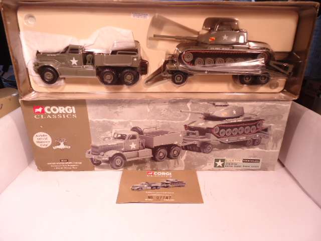 Corgi Classics -US Armed Forces - Diamond T Tank Transporter + M60 A1 Medium Tank - 32nd  - # 55101