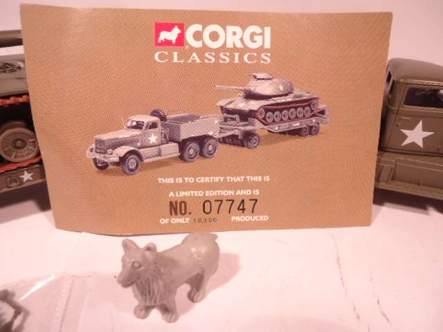 Corgi Classics -US Armed Forces - Diamond T Tank Transporter + M60 A1 Medium Tank - 32nd  - # 55101