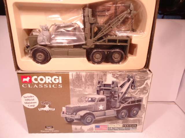 Corgi Classics - US Army - Diamond T Wrecker-Red Ball Express Supply Route US Armed Forces  # 55601