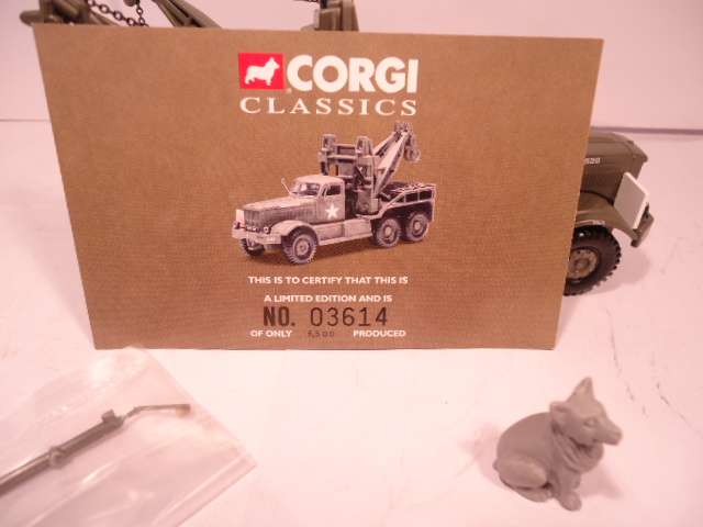 Corgi Classics - US Army - Diamond T Wrecker-Red Ball Express Supply Route US Armed Forces  # 55601