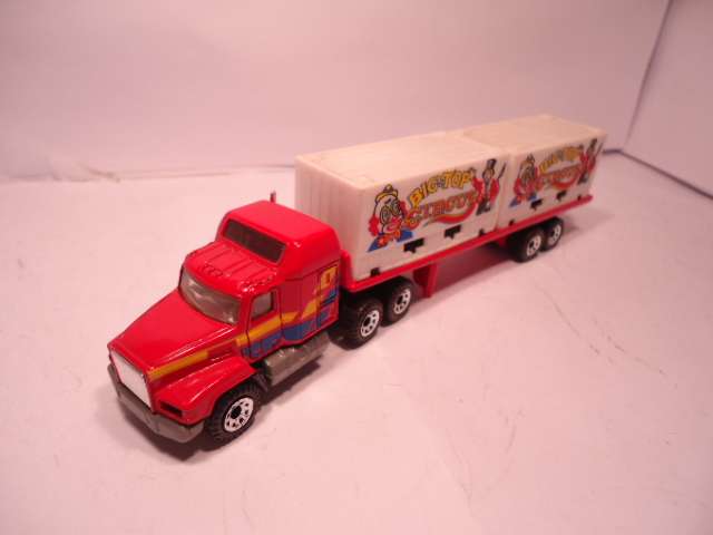 Matchbox Convoy Series - Mack Container Truck - Big Top Circus - # CY 28