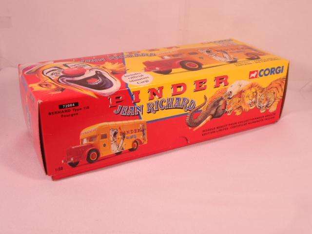 Corgi - Bernard Type 110 Fourgon Truck - Pinder - Jean Richard Circus - #72004