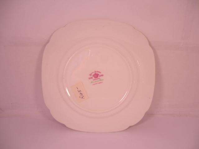Royal Albert Bone China - 'Blossom' - Single Square Side Plate with Stand