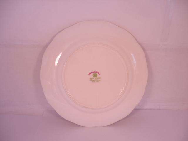 Royal Albert Bone China - 'Old English Rose' - Single Round Cake Plate with Stand