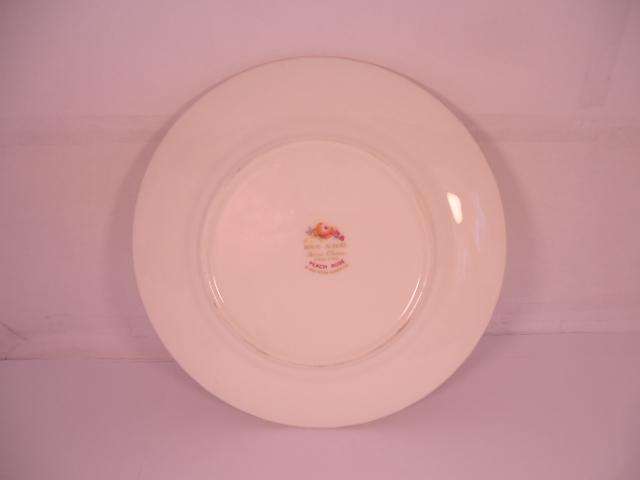 Royal Albert Bone China - 'Peach Rose' - Single Round Cake Plate with Stand